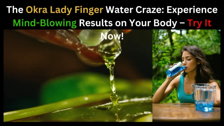 Okra lady finger water